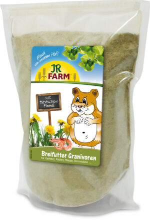 JR Farm Dokrmovací kaše pro masožravce 200 g